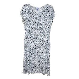 ❤️ NINE & CO Floral Graphic Dress Size L